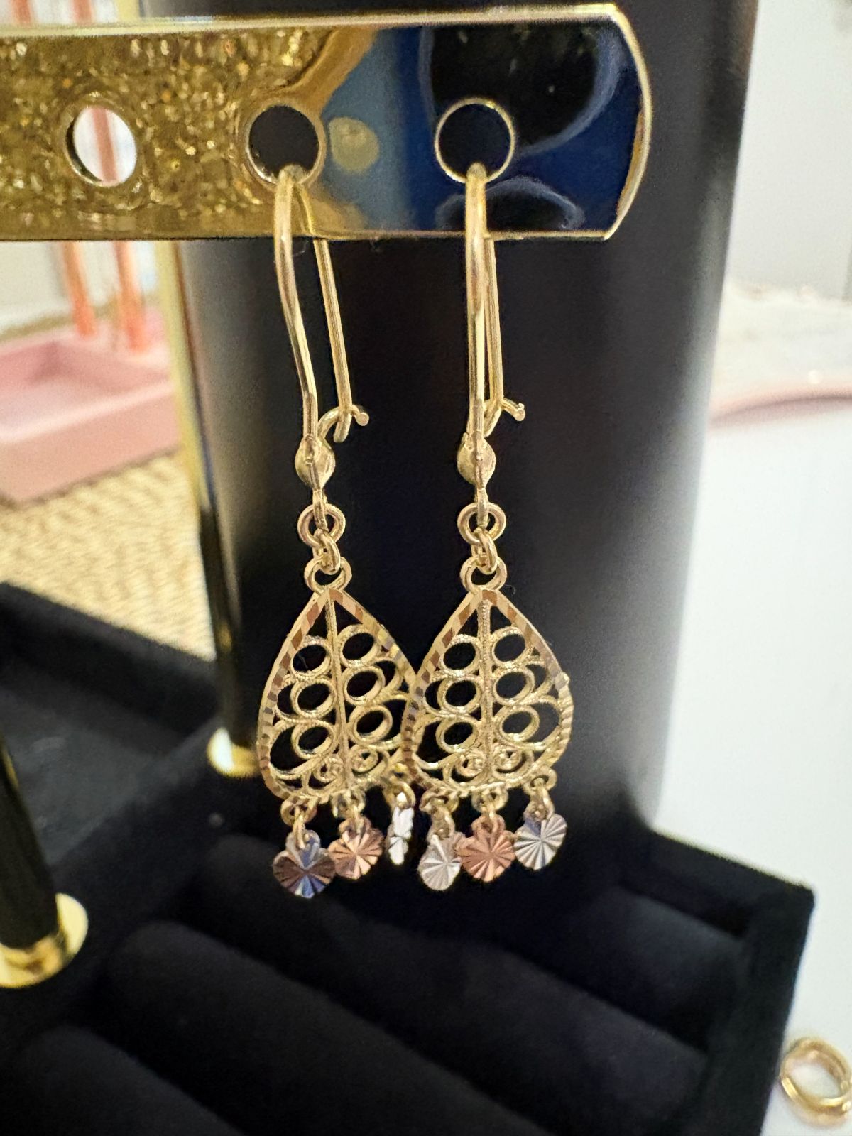 Aretes Luz Oro 14k