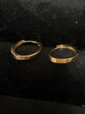 Argollas Lisas Oro 14k