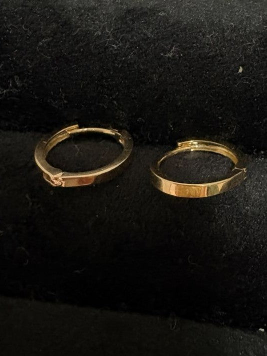 Argollas Lisas Oro 14k