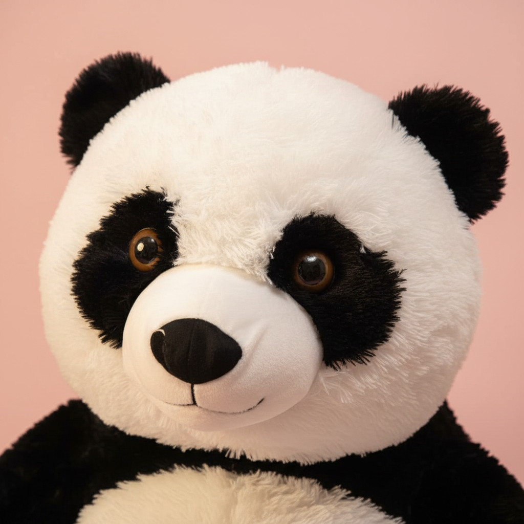 Detalle carita Oso Panda Gigante