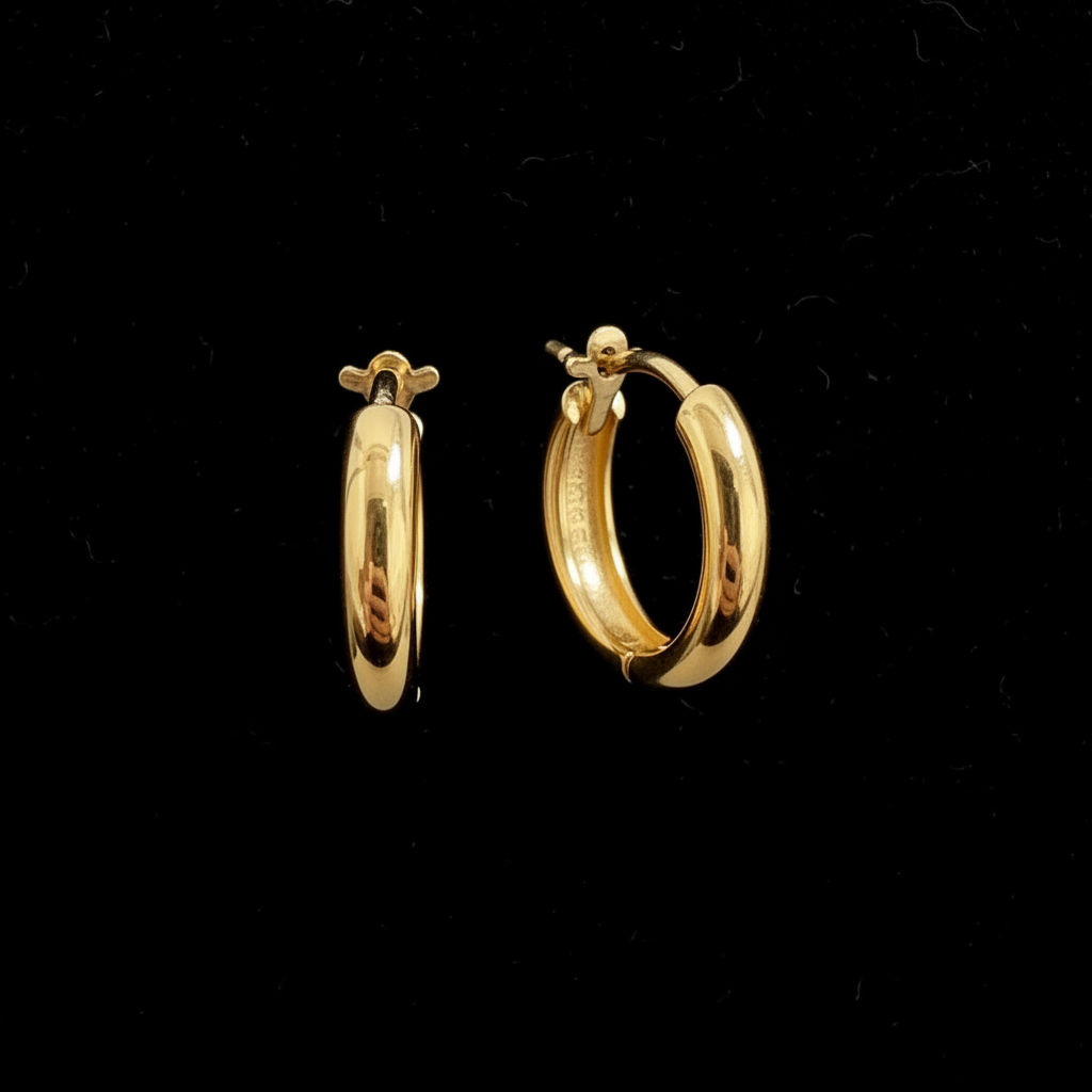 Argollas Lisas - Vista Frontal Par