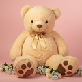 Oso de Peluche Beige Gigánton 66 pulgadas